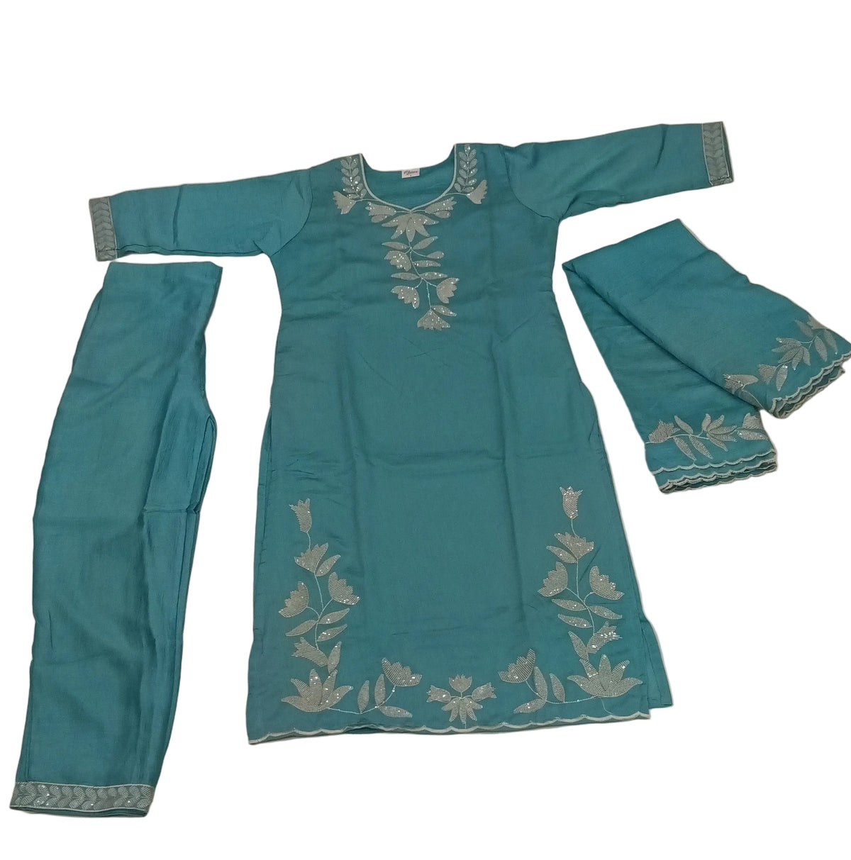 KAH23 - vichitra silk 3 piece set
