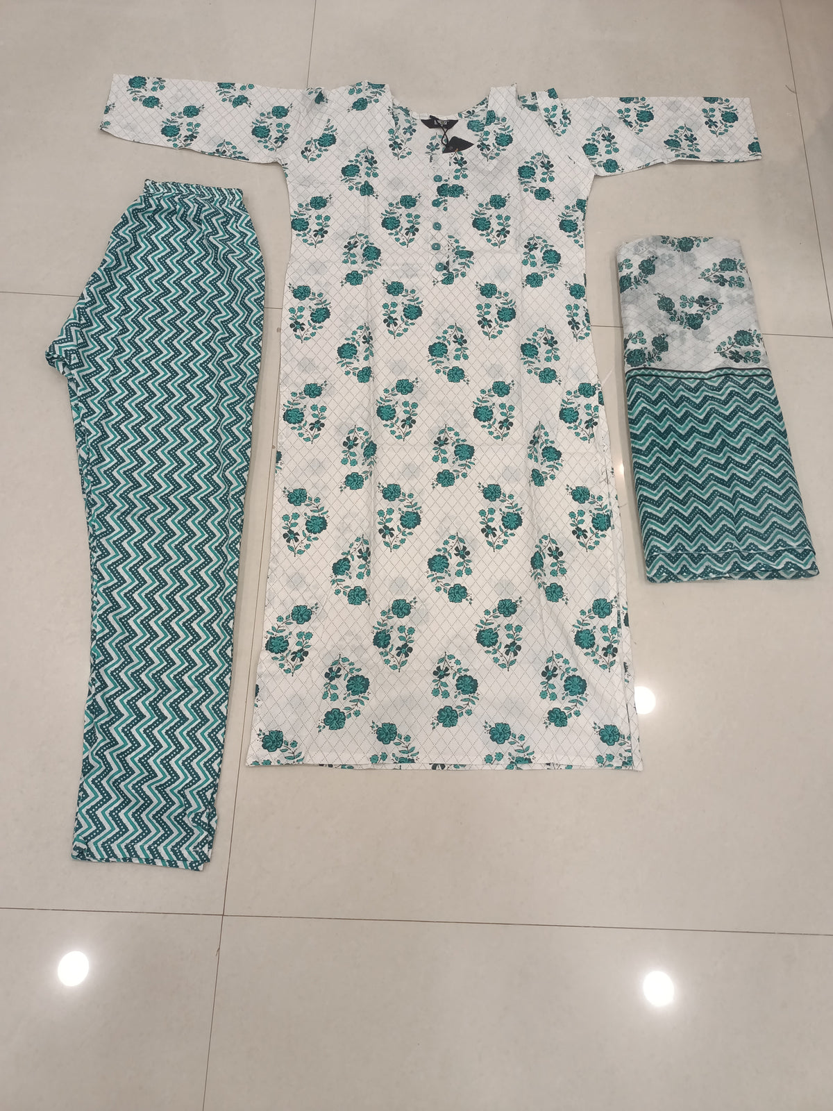 KSG102 Cotton Straight 3Piece Set
