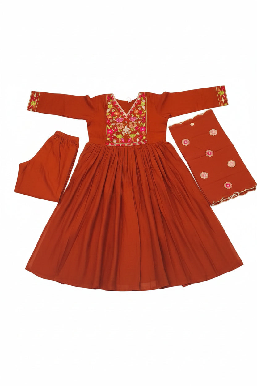 KVA77 MulChanderi 3 Piece Set