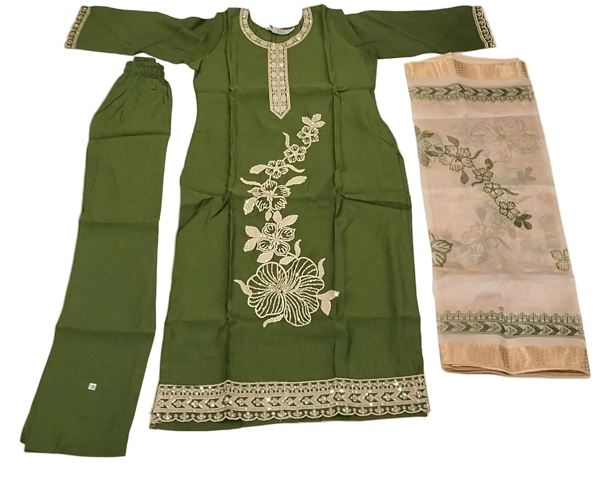 KIK16 Roman Silk 3 Piece Set