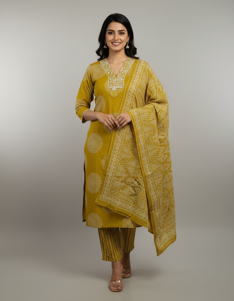 KVA02 - Rayon 3 Piece set