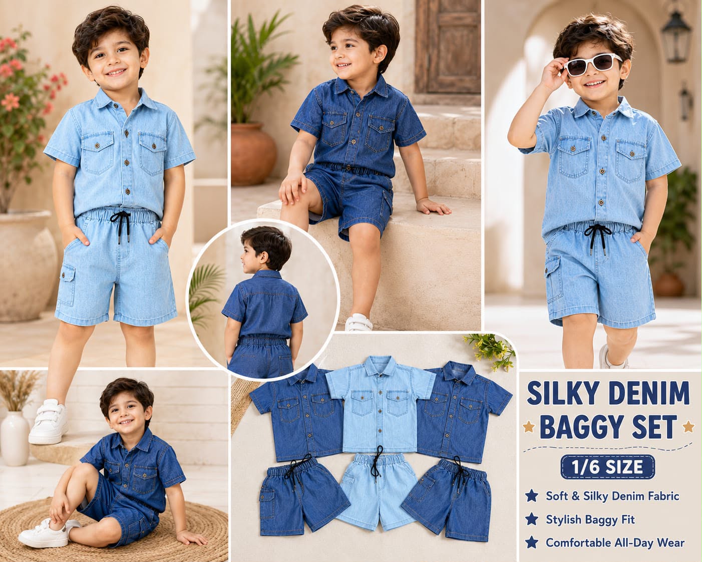 BYCF04 - Denim Cord Set
