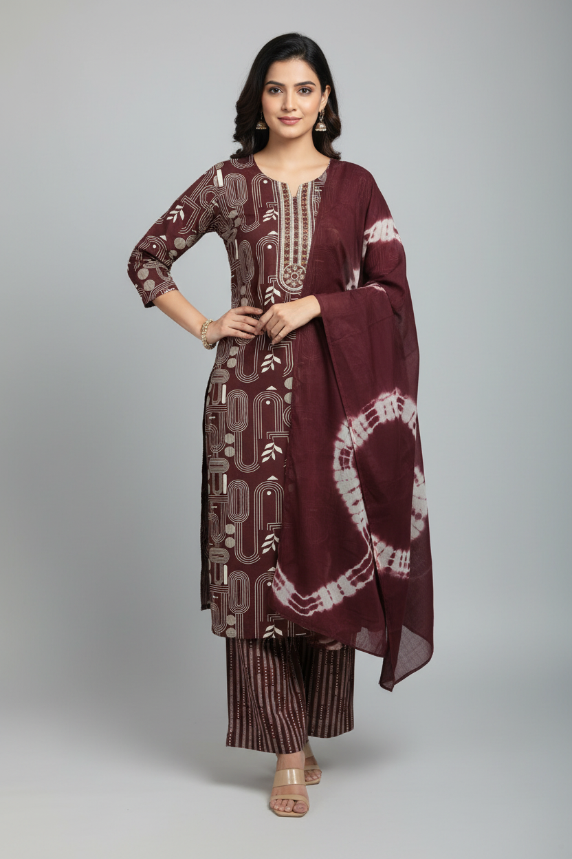 KSG104 Rayon 3 piece Set