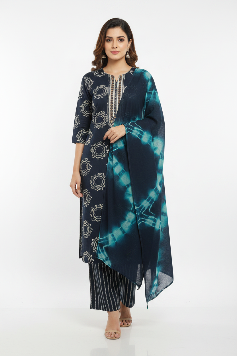 KSG104 Rayon 3 piece Set