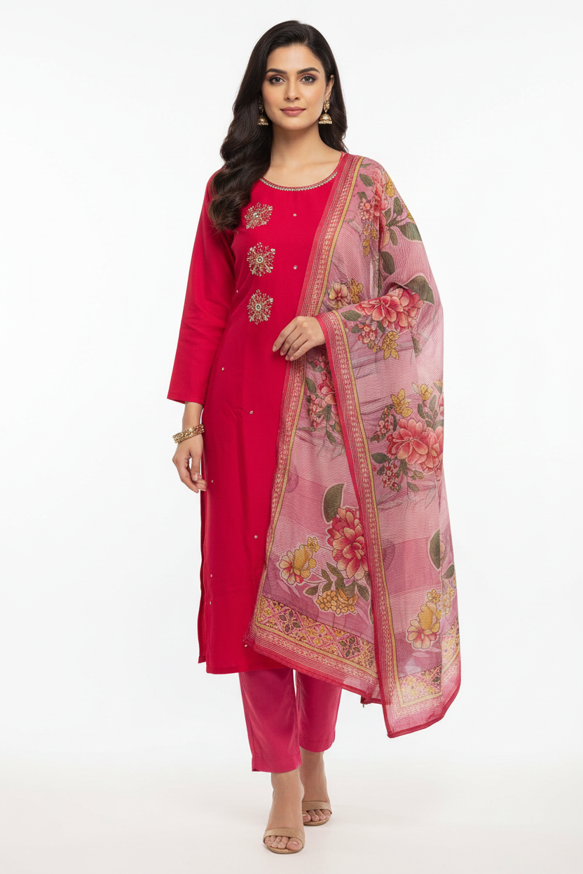 KVA12 - Roman silk 3 piece set
