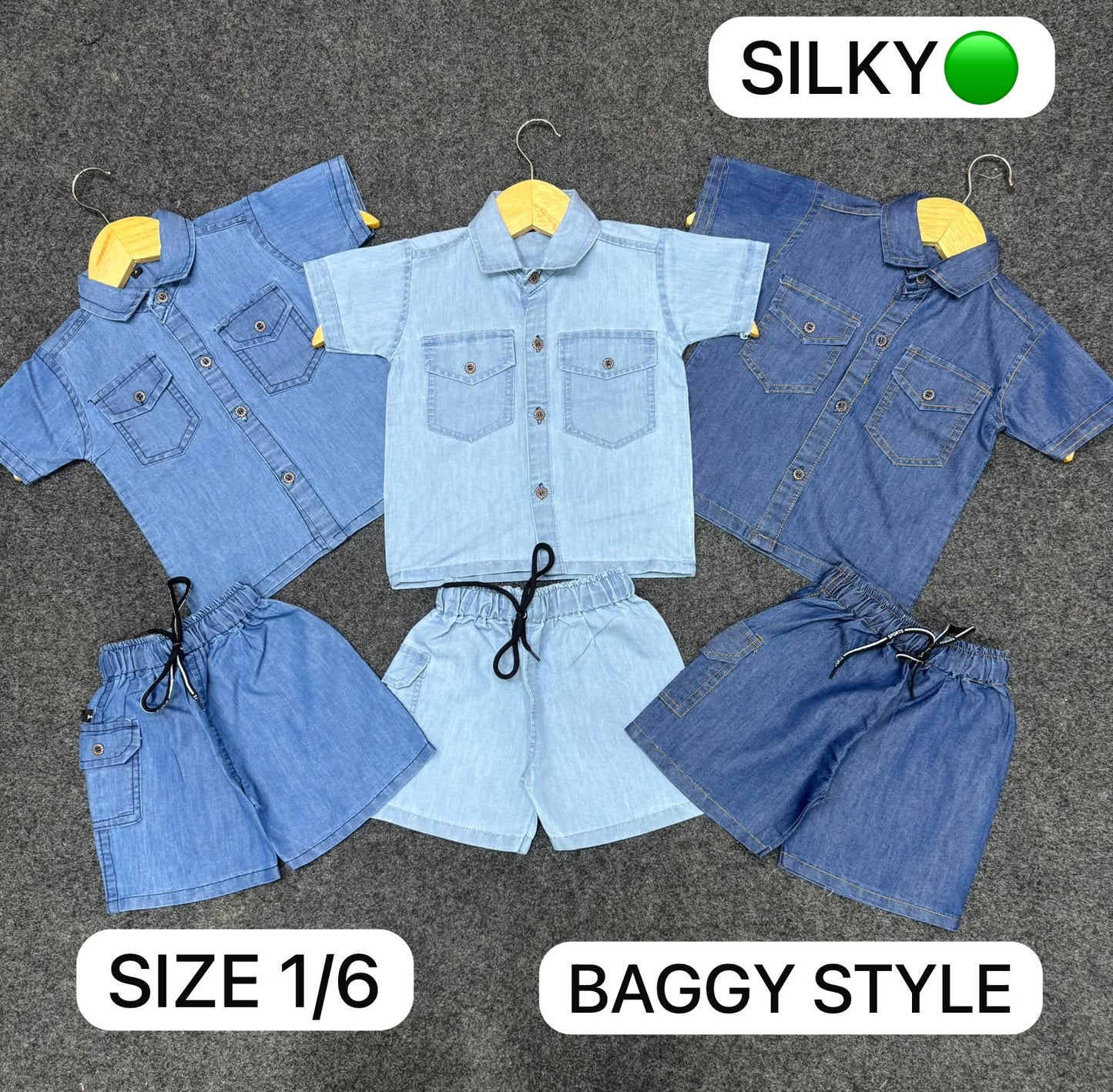 BYCF04 - Denim Cord Set