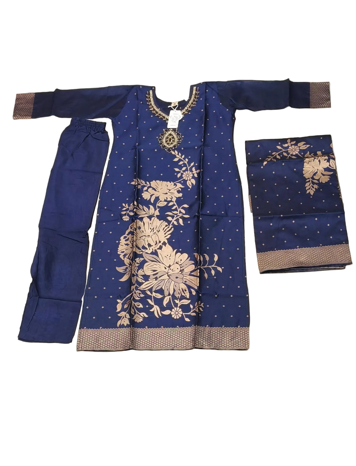 KZC09 Soft Silk jacquard 3 Piece Set