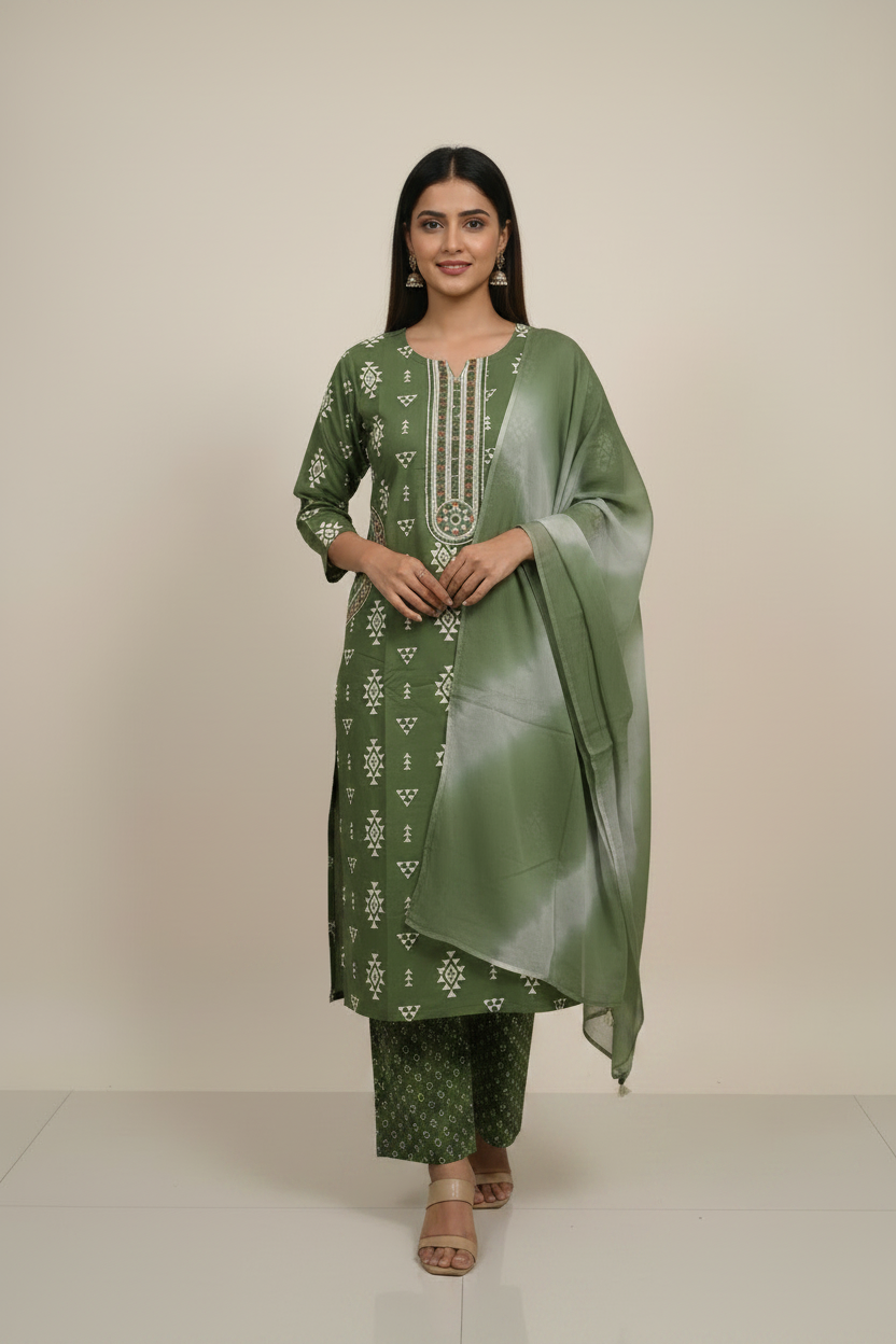 KSG104 Rayon 3 piece Set