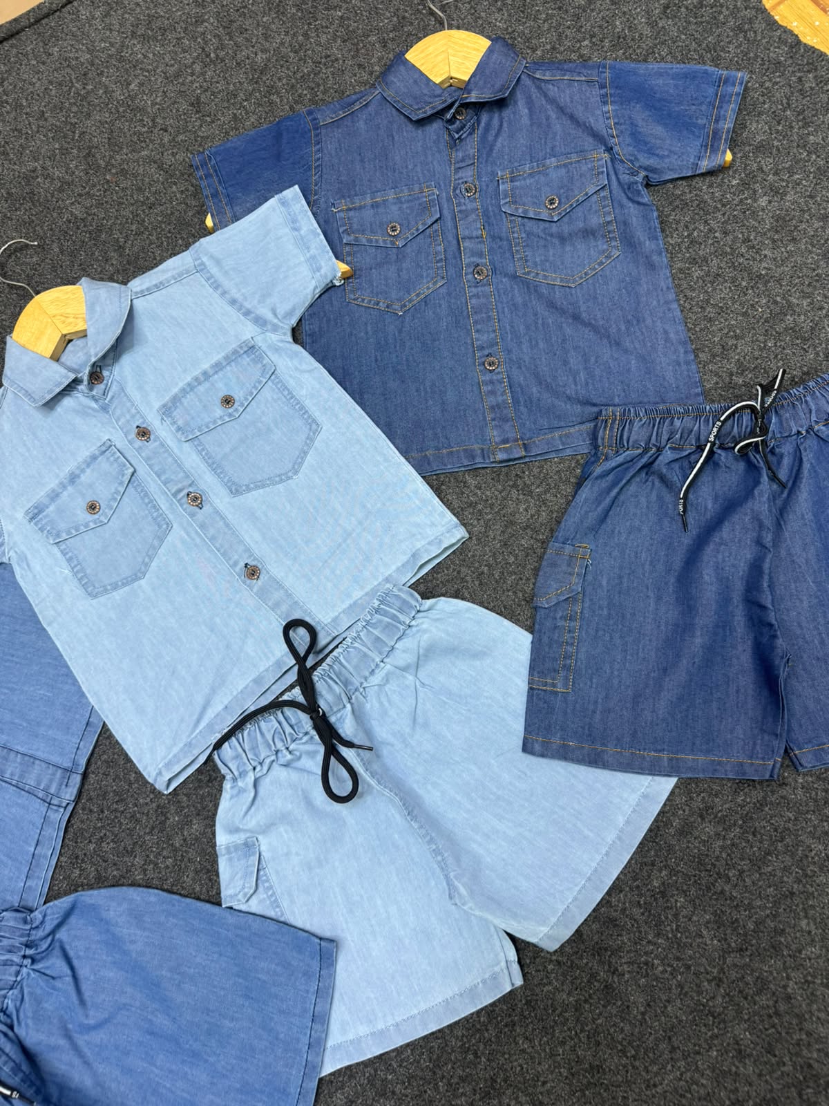 BYCF04 - Denim Cord Set