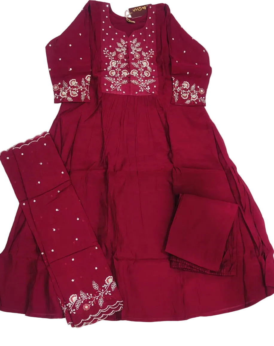 KSG105 - Mull Chanderi 3 Piece
