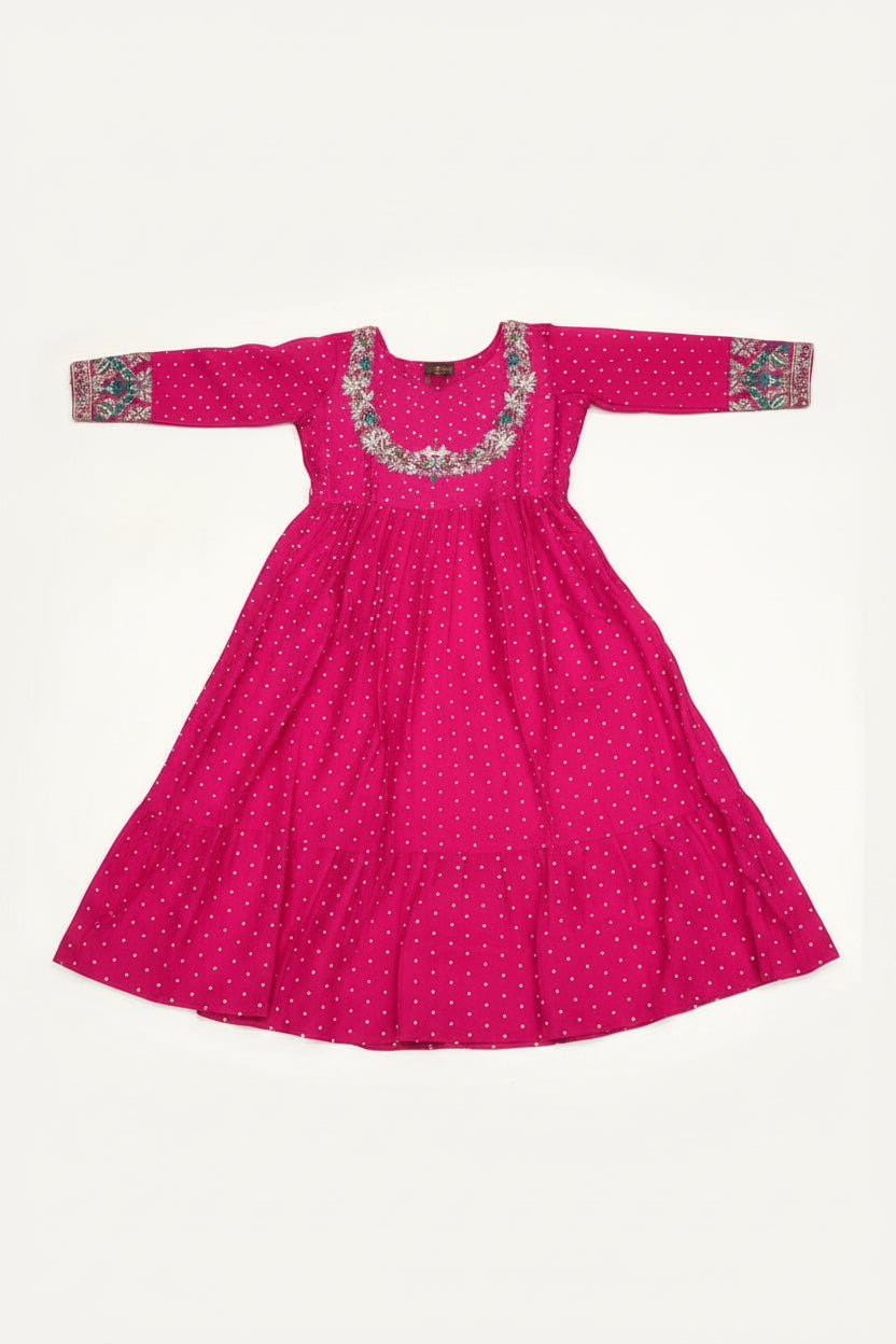 TSG76-Mul Chanderi Top