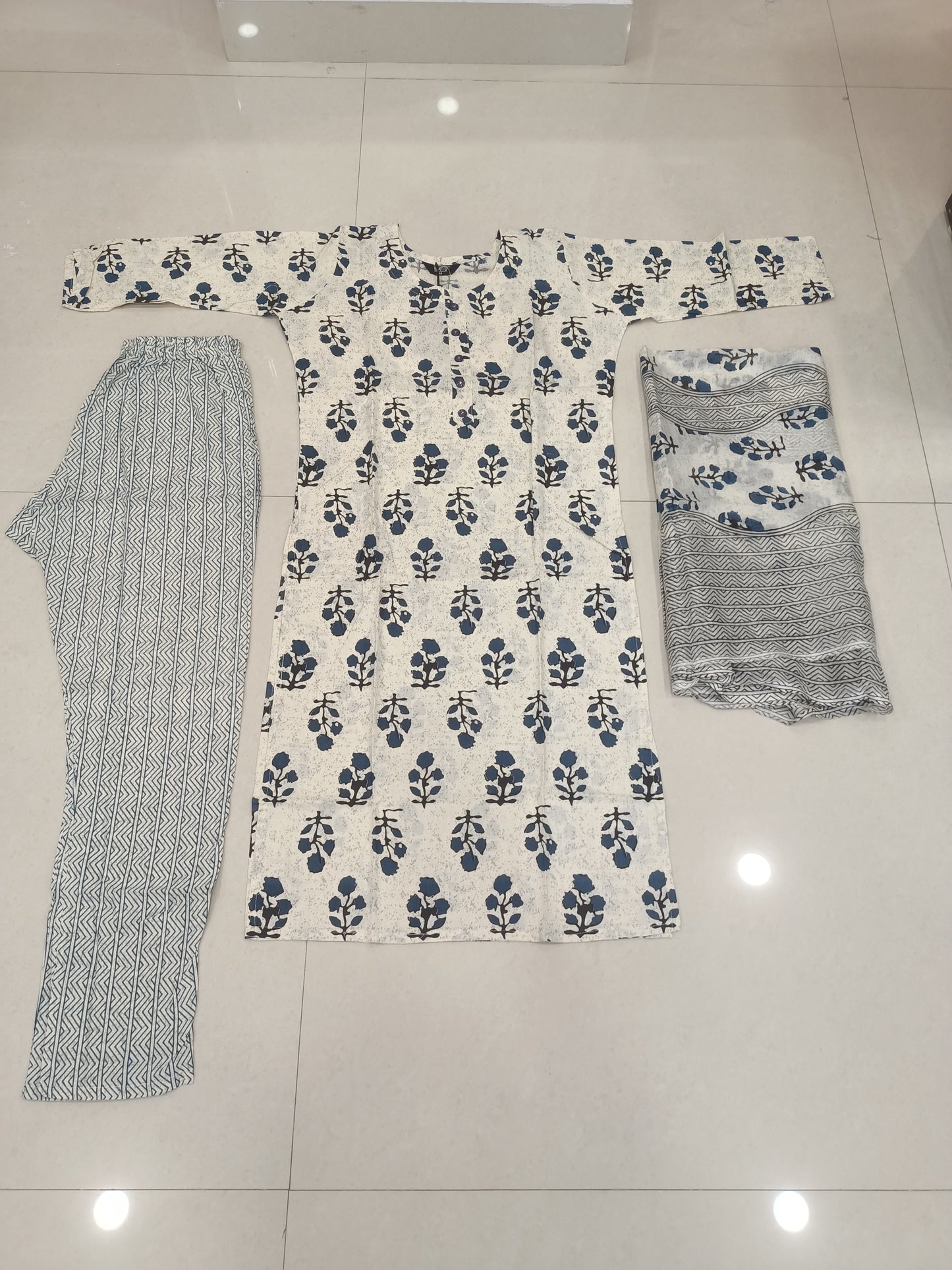 KSG102 Cotton Straight 3Piece Set