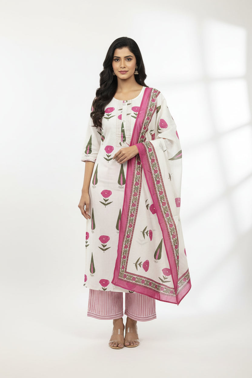 KNF12 Cotton 3 Piece Set