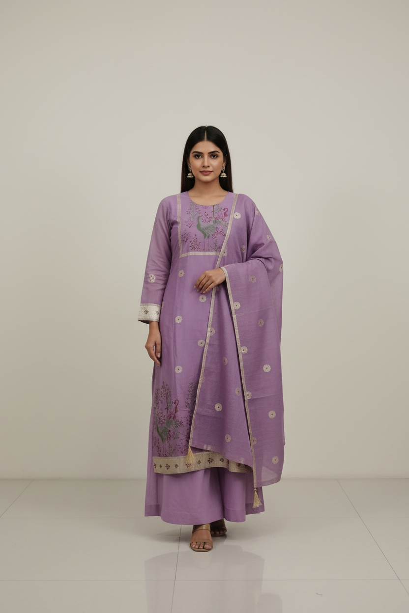 KAH22 - Jamdani 3 Piece set