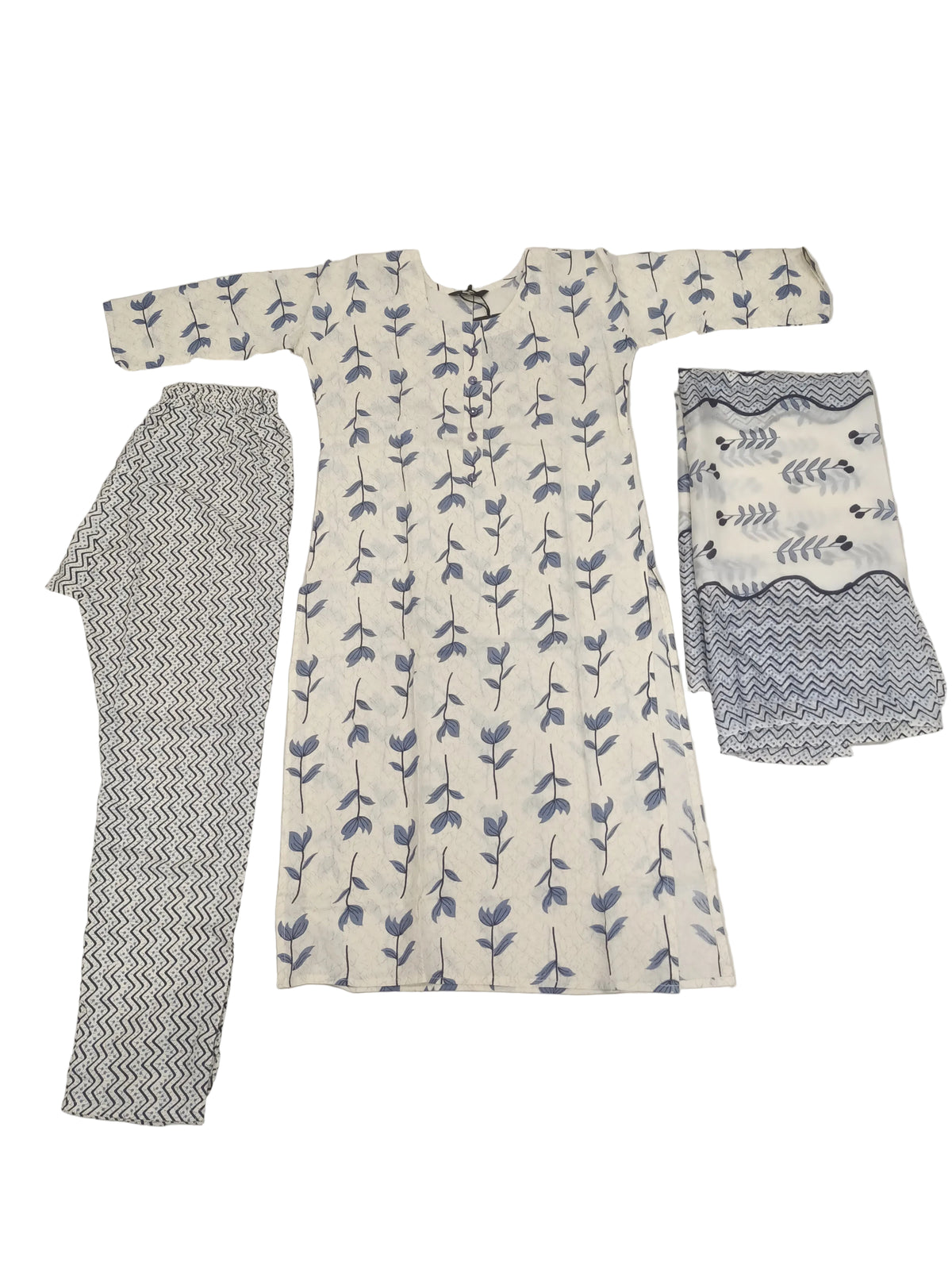 KSG102 Cotton Straight 3Piece Set