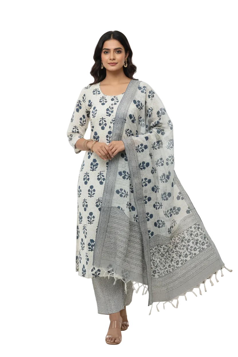 KSG102 Cotton Straight 3Piece Set