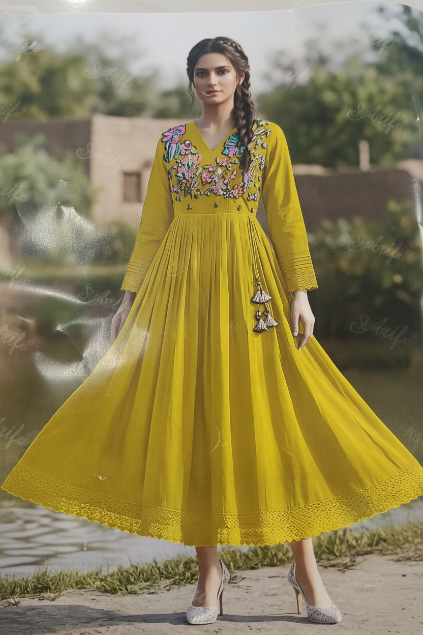 TSG74-Mul Chanderi Top
