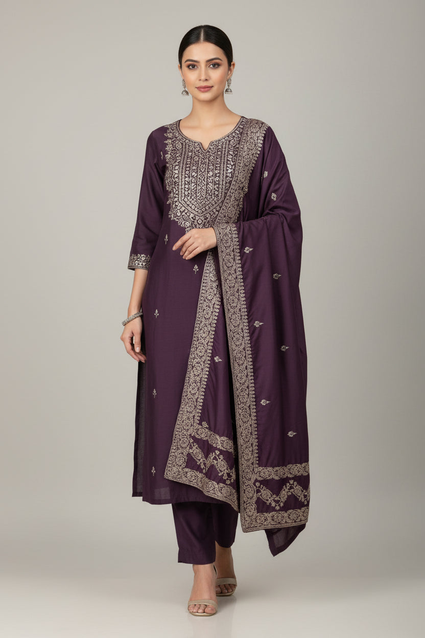 KAH07 Roman Silk 3Piece Set