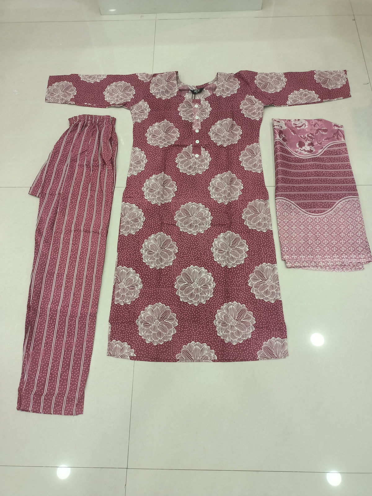 KSG102 Cotton Straight 3Piece Set
