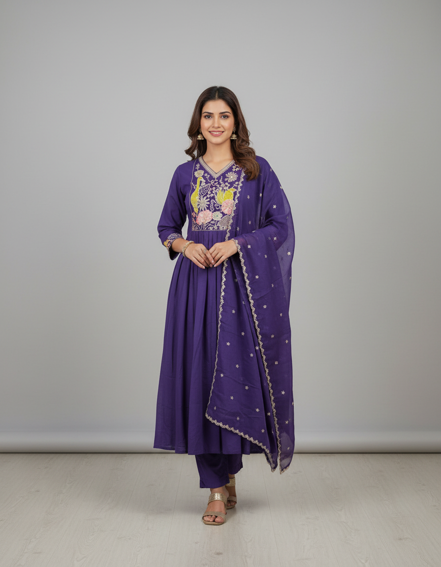 KVA22 Mulchanderi 3 piece Set