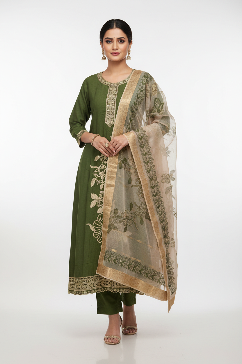KIK16 Roman Silk 3 Piece Set