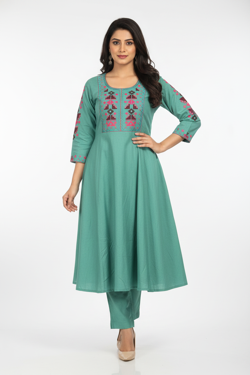 CSZC12 - Dabbu Cotton 2 Piece set