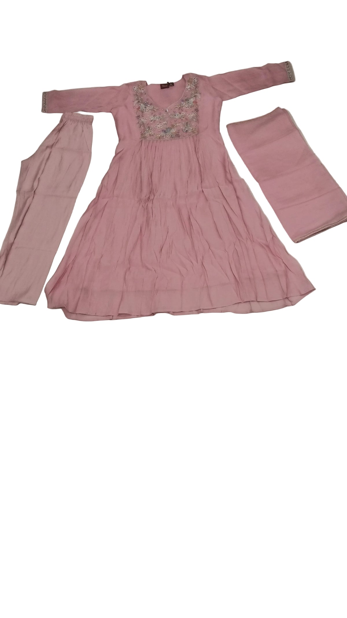 KAH19 - Mul chanderi 3 piece set