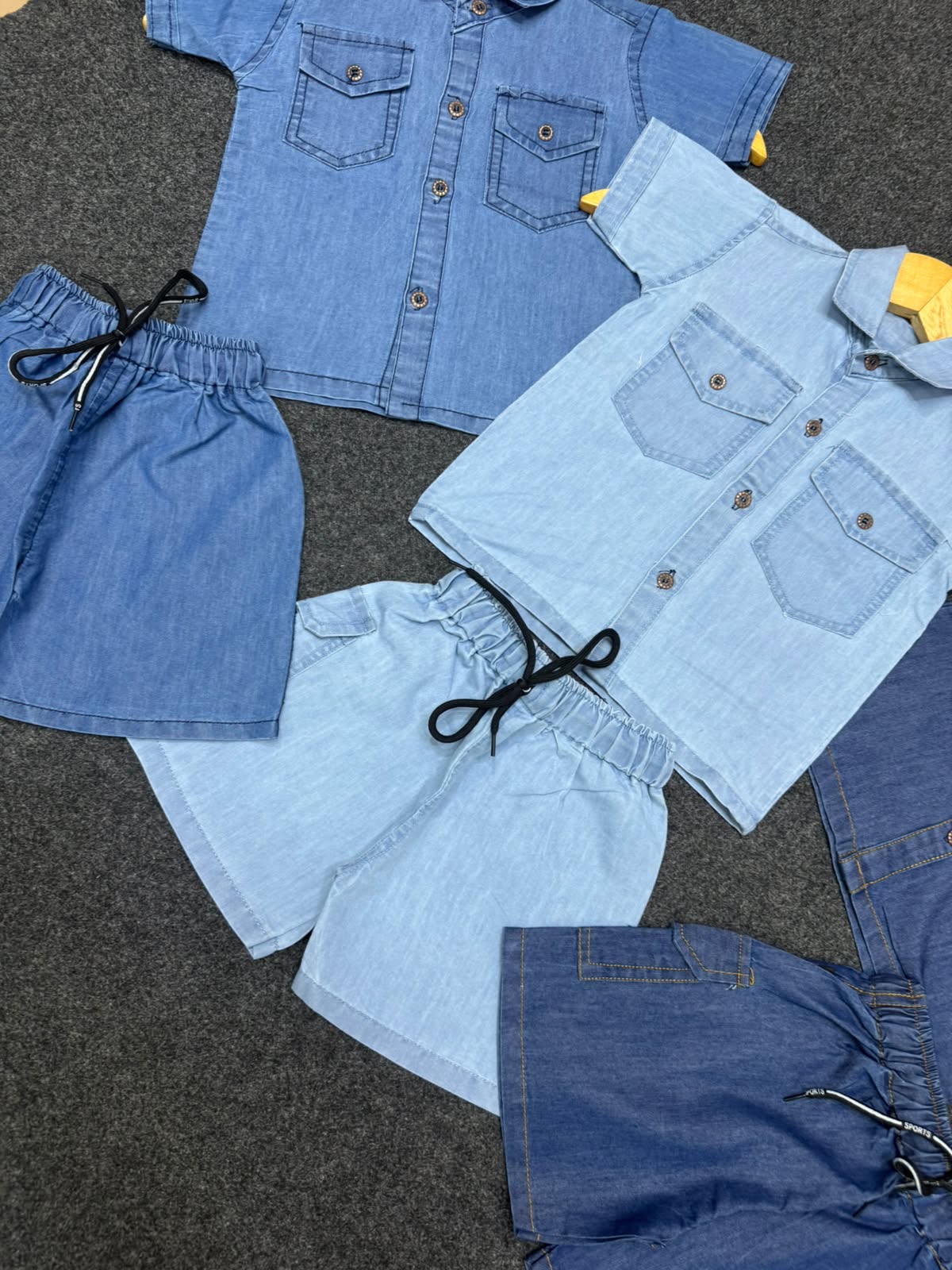 BYCF04 - Denim Cord Set